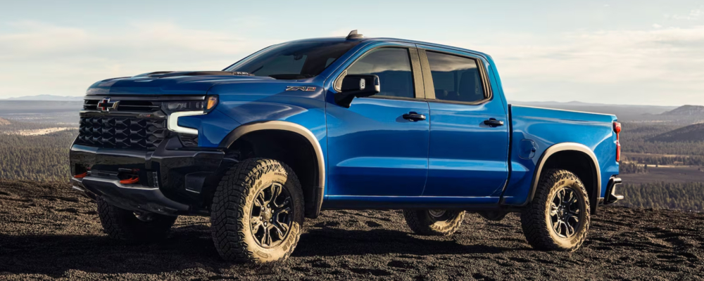 blue 2024 Chevy Silverado 1500